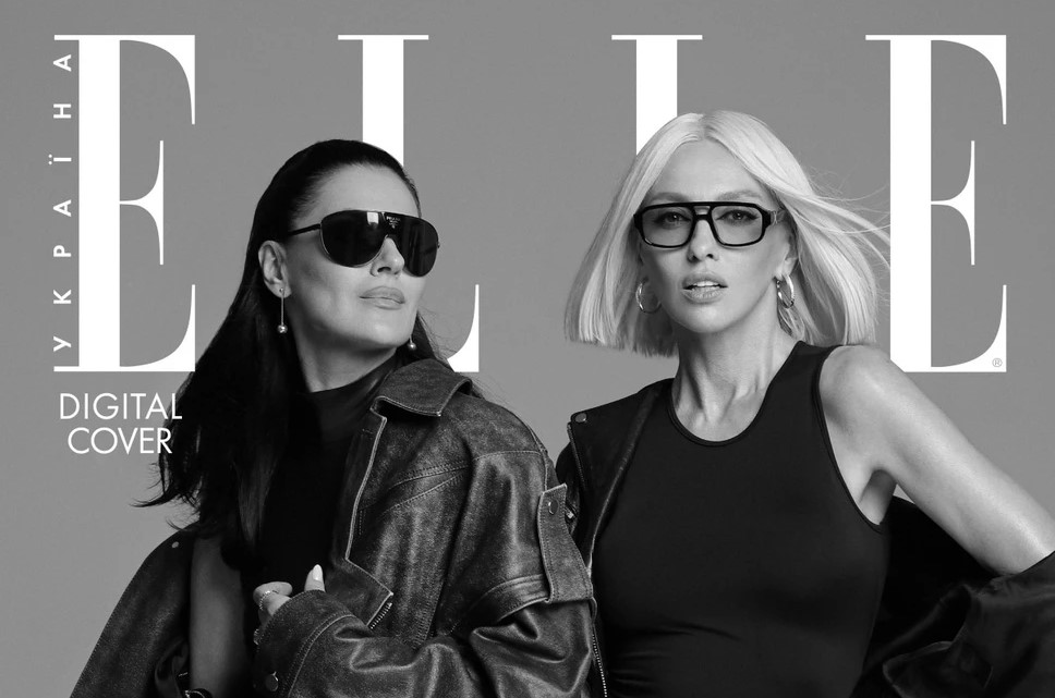Нова digital-обкладинка ELLE Ukraine: Оля Полякова та Маша Єфросиніна вражають образом